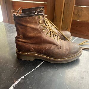 Doc martens Brown Leather Lace-Up  Boots